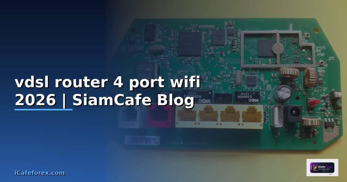 vdsl router 4 port wifi คือ — คู่มือฉบับสมบูรณ์ 2026