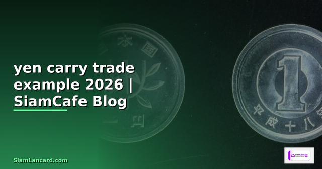 yen carry trade example