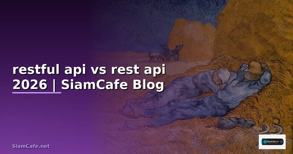 restful api vs rest api