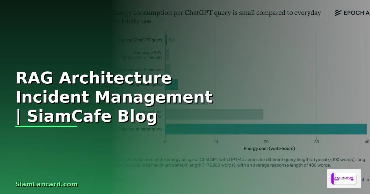 RAG Architecture Incident Management