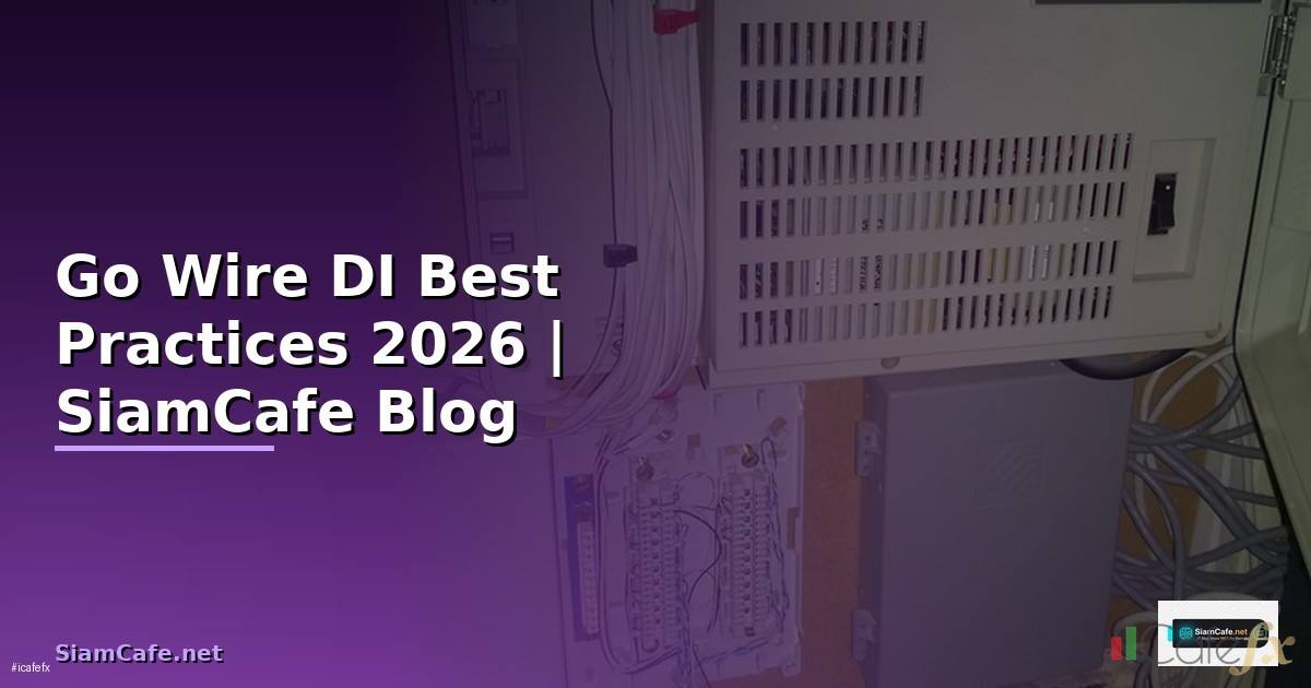 Go Wire DI Best Practices ที่ต้องรู้