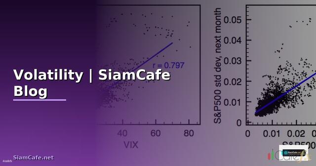 Volatility คืออะไร — ทำความเข้าใจความผันผวนในตลาดการเงิน