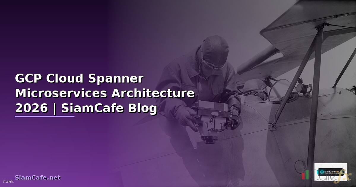 GCP Cloud Spanner Microservices Architecture — คู่มือฉบับสมบูรณ์ 2026