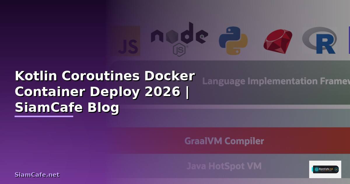 Kotlin Coroutines Docker Container Deploy