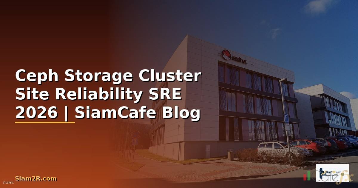 Ceph Storage Cluster Site Reliability SRE