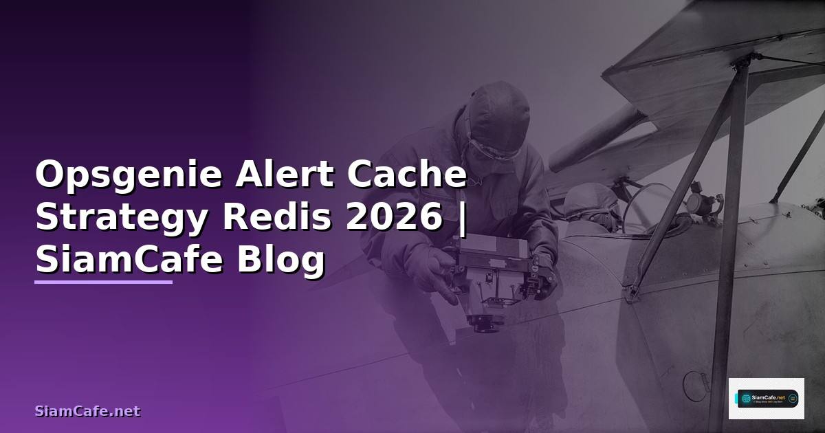 Opsgenie Alert Cache Strategy Redis