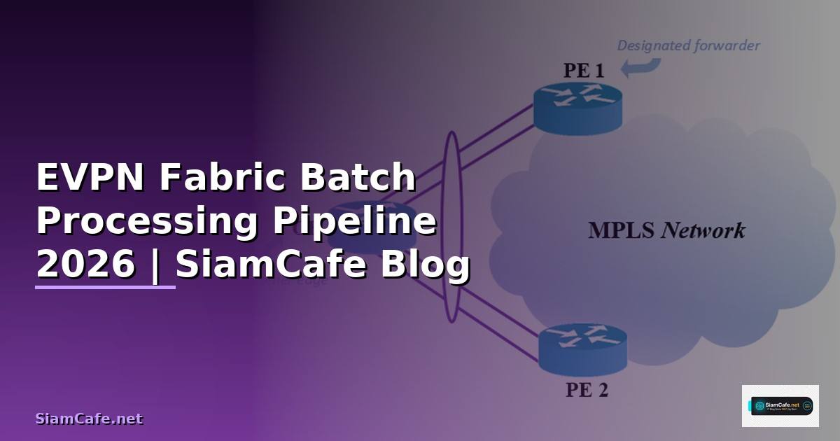 EVPN Fabric Batch Processing Pipeline
