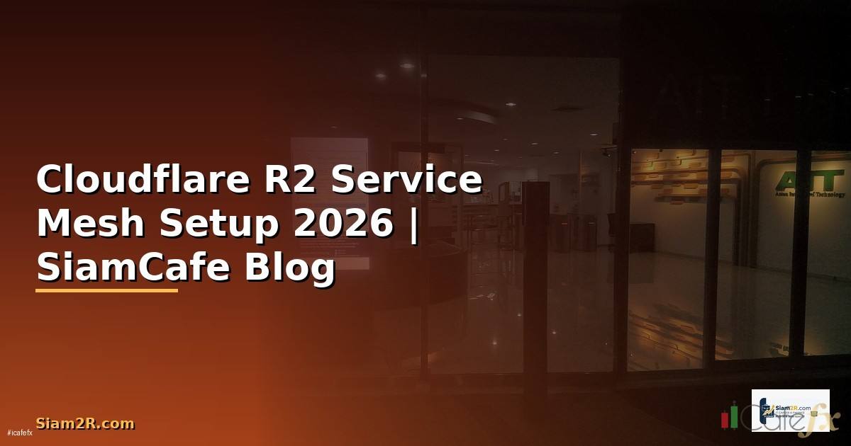 Cloudflare R2 Service Mesh Setup — คู่มือฉบับสมบูรณ์ 2026