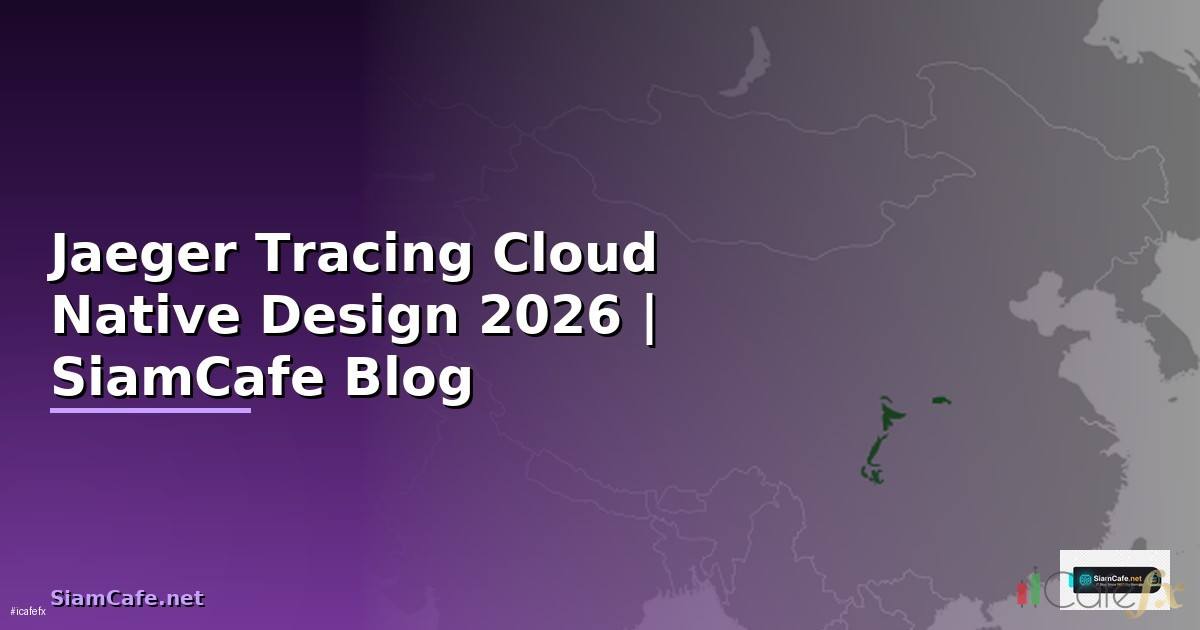 Jaeger Tracing Cloud Native Design