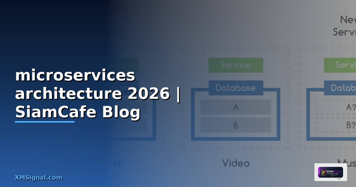 microservices architecture คือ — คู่มือฉบับสมบูรณ์ 2026