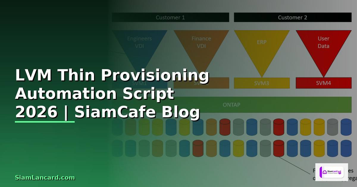 LVM Thin Provisioning Automation Script