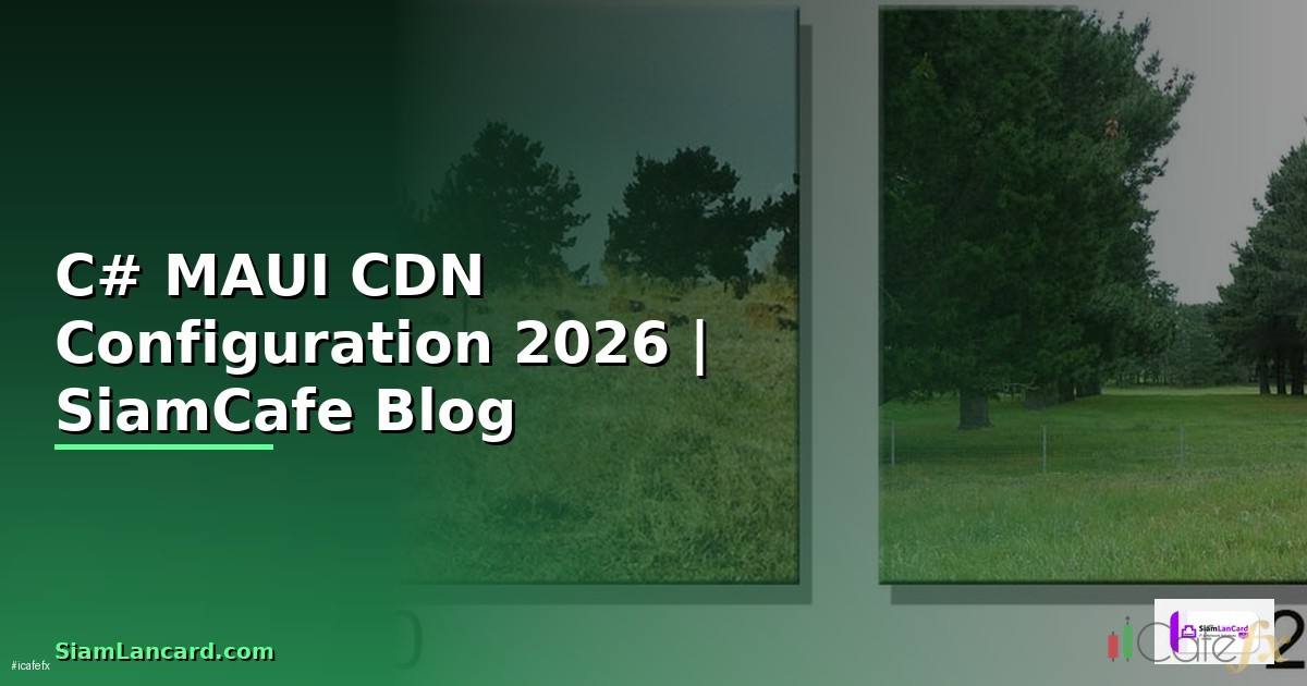 C# MAUI CDN Configuration