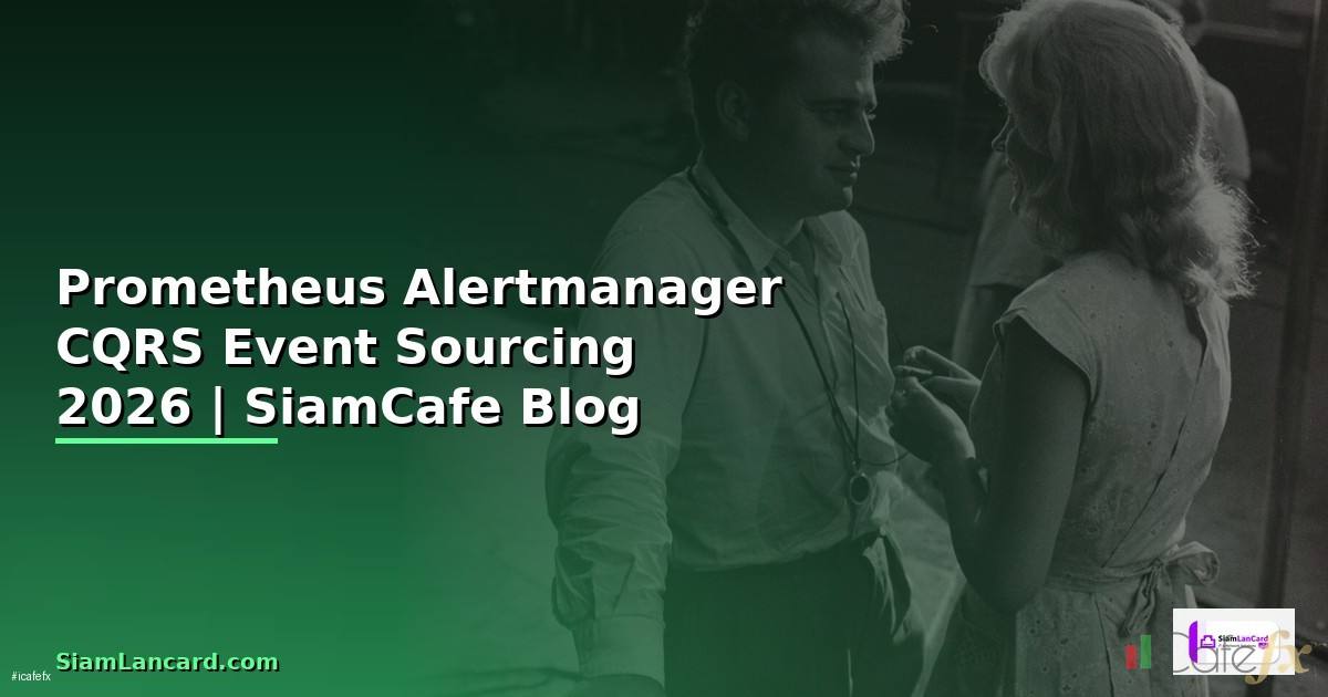 Prometheus Alertmanager CQRS Event Sourcing