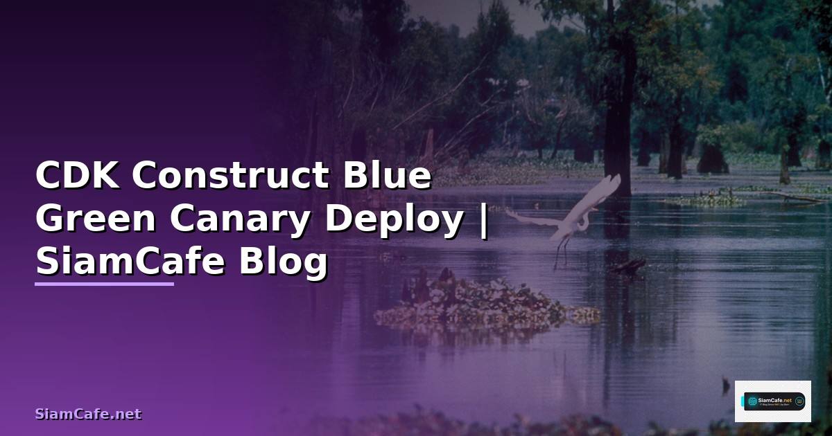 CDK Construct Blue Green Canary Deploy