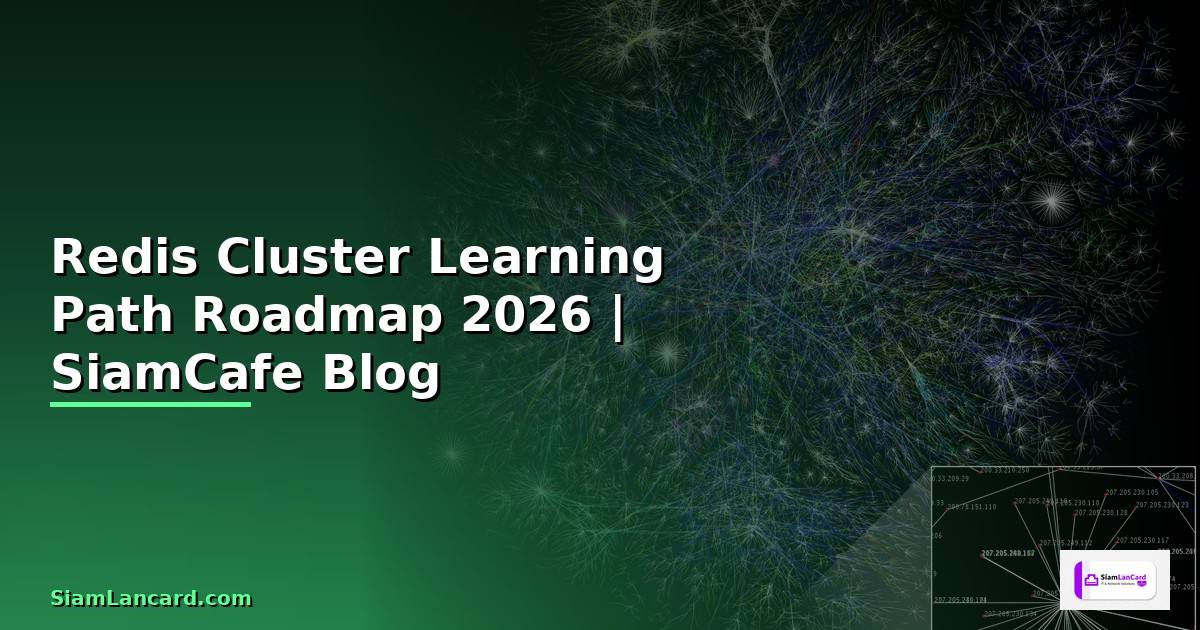 Redis Cluster Learning Path Roadmap