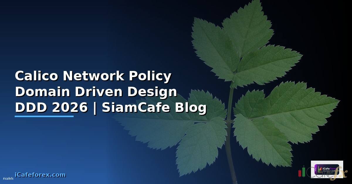 Calico Network Policy Domain Driven Design DDD — คู่มือฉบับสมบูรณ์ 2026