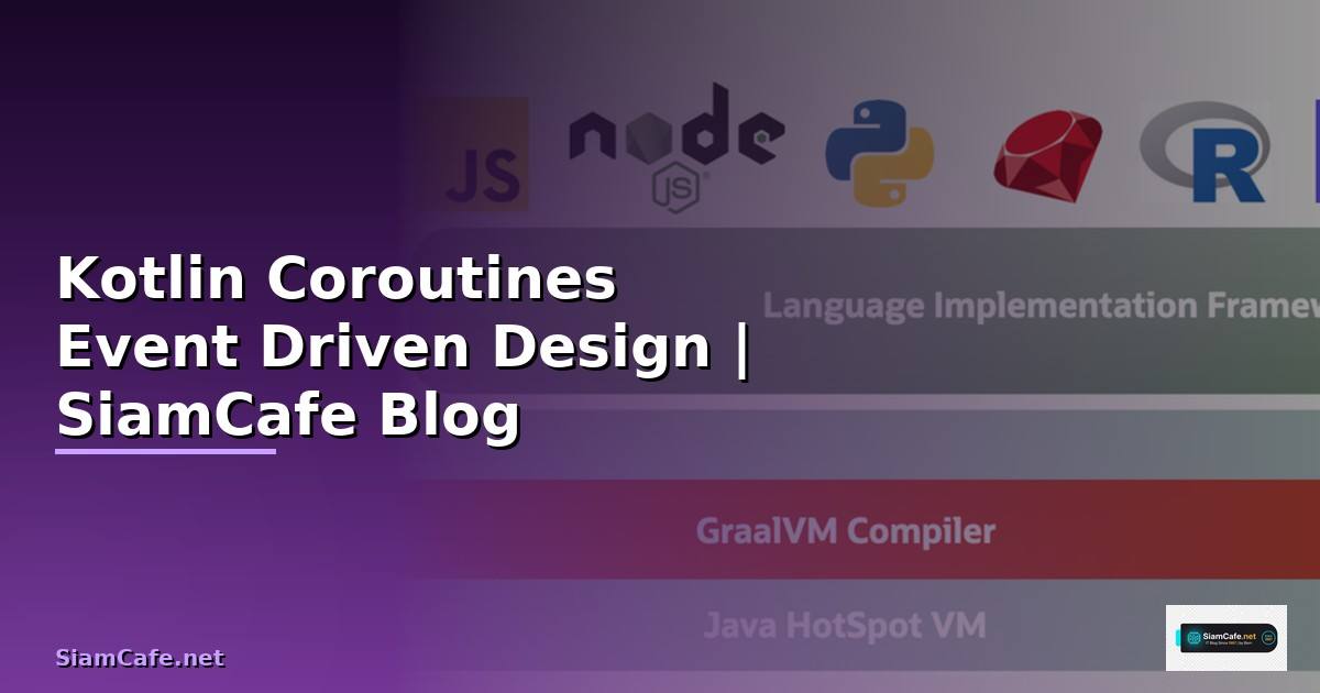 Kotlin Coroutines Event Driven Design