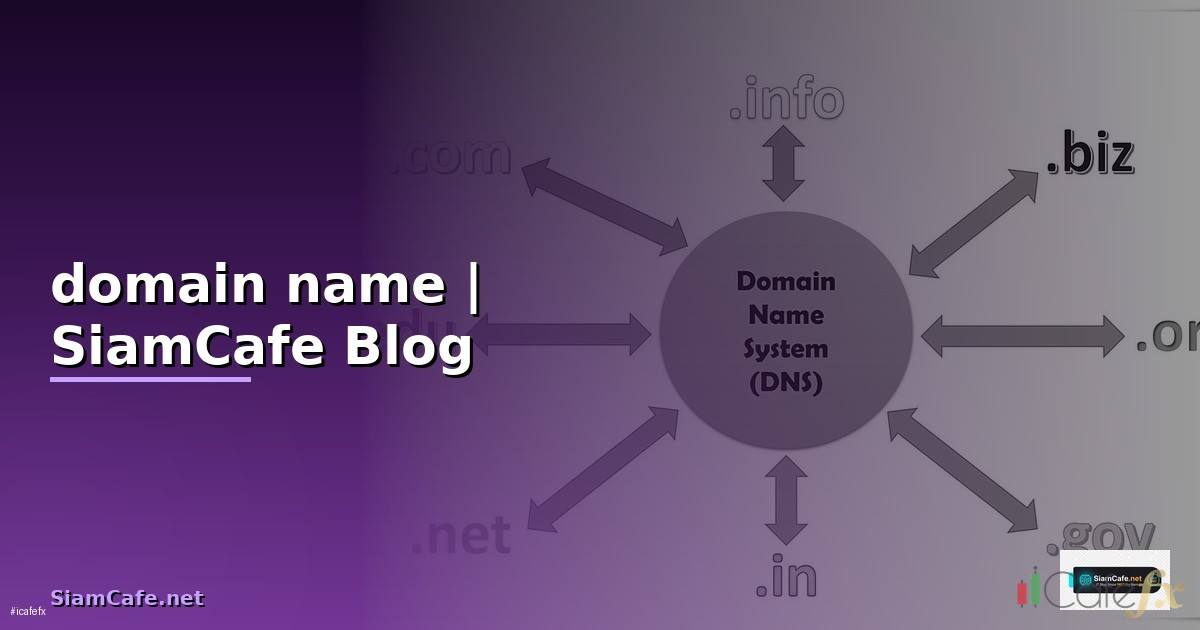 domain name คืออะไรมีประโยชน์อย่างไร