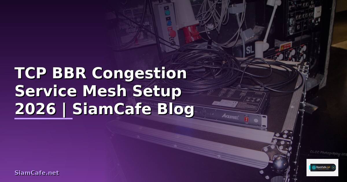 TCP BBR Congestion Service Mesh Setup
