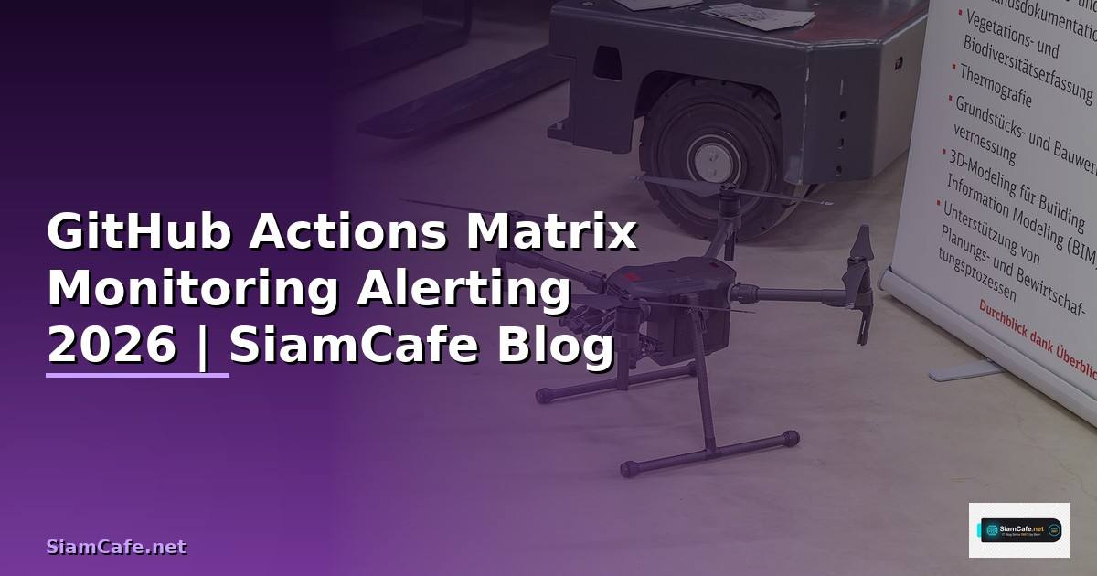 GitHub Actions Matrix Monitoring และ Alerting