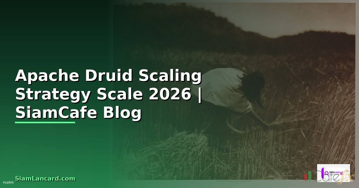 Apache Druid Scaling Strategy วิธี Scale