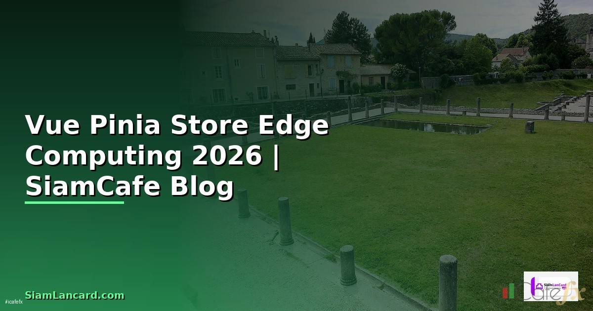 Vue Pinia Store Edge Computing