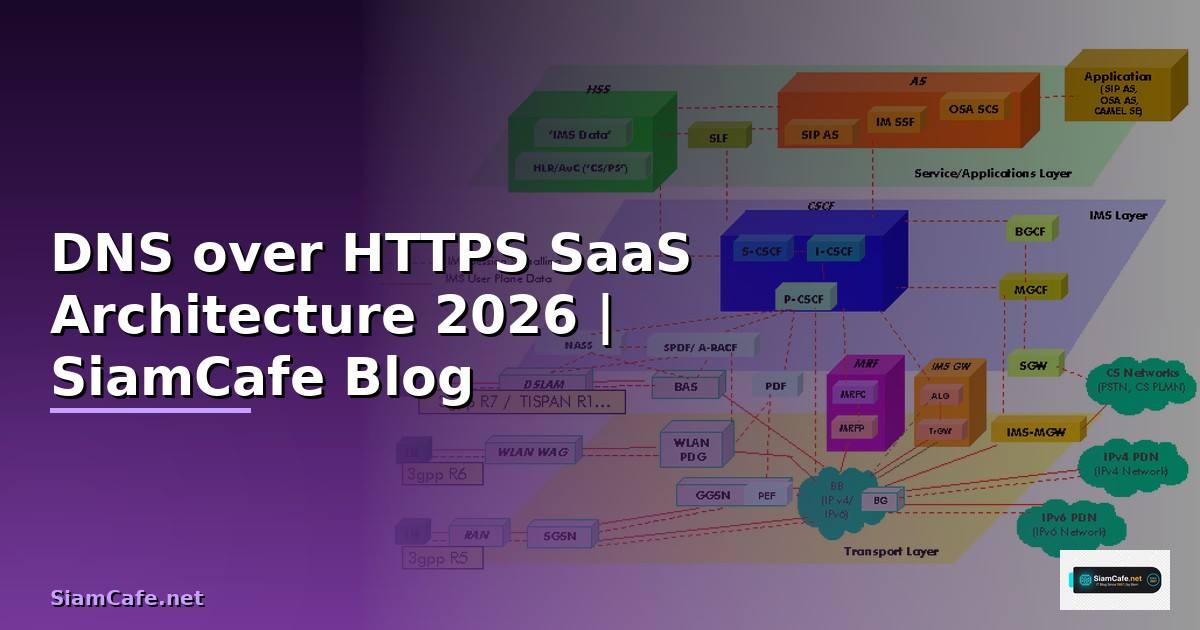 DNS over HTTPS SaaS Architecture