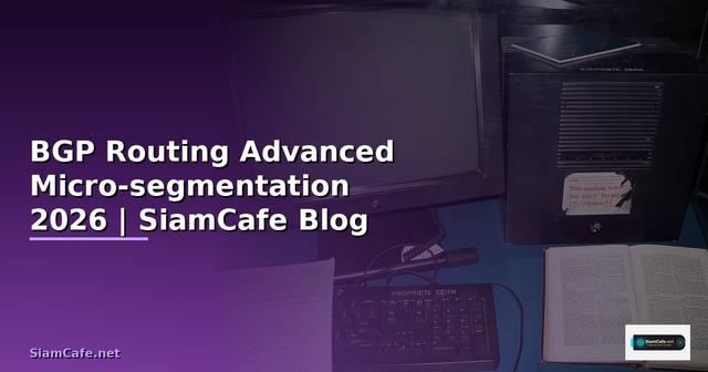 BGP Routing Advanced Micro-segmentation