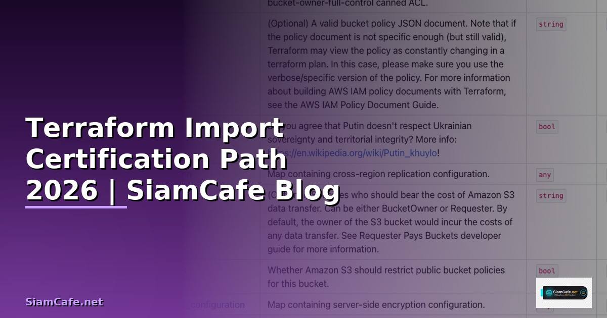 Terraform Import Certification Path