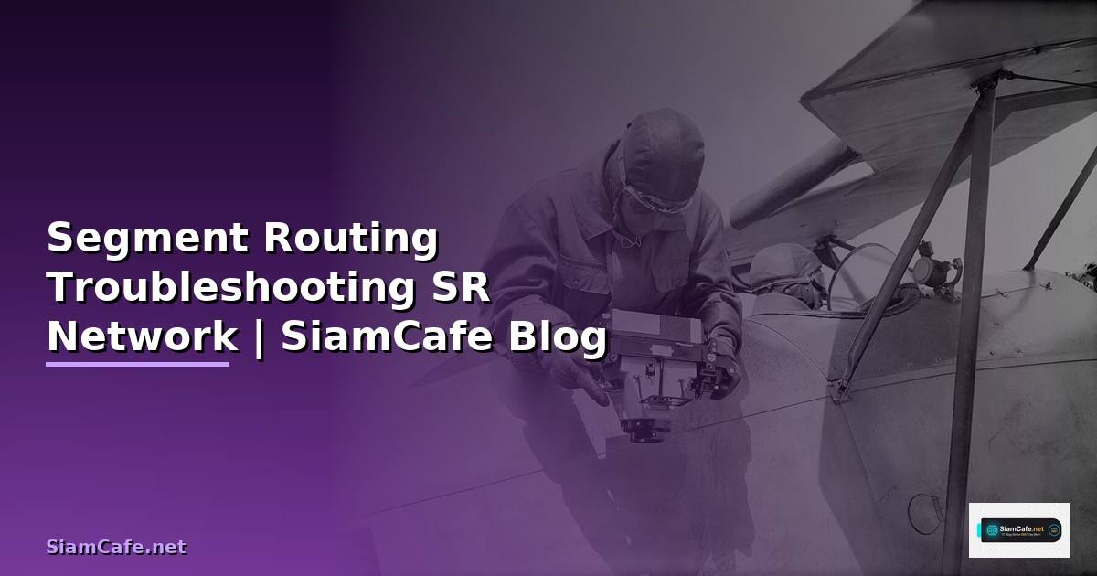 Segment Routing Troubleshooting แก้ปัญหา — วิเคราะห์และแก้ไข SR Network