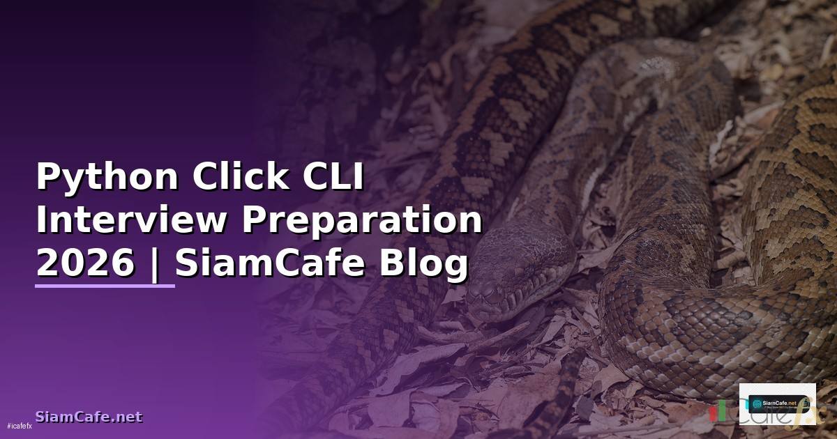 Python Click CLI Interview Preparation