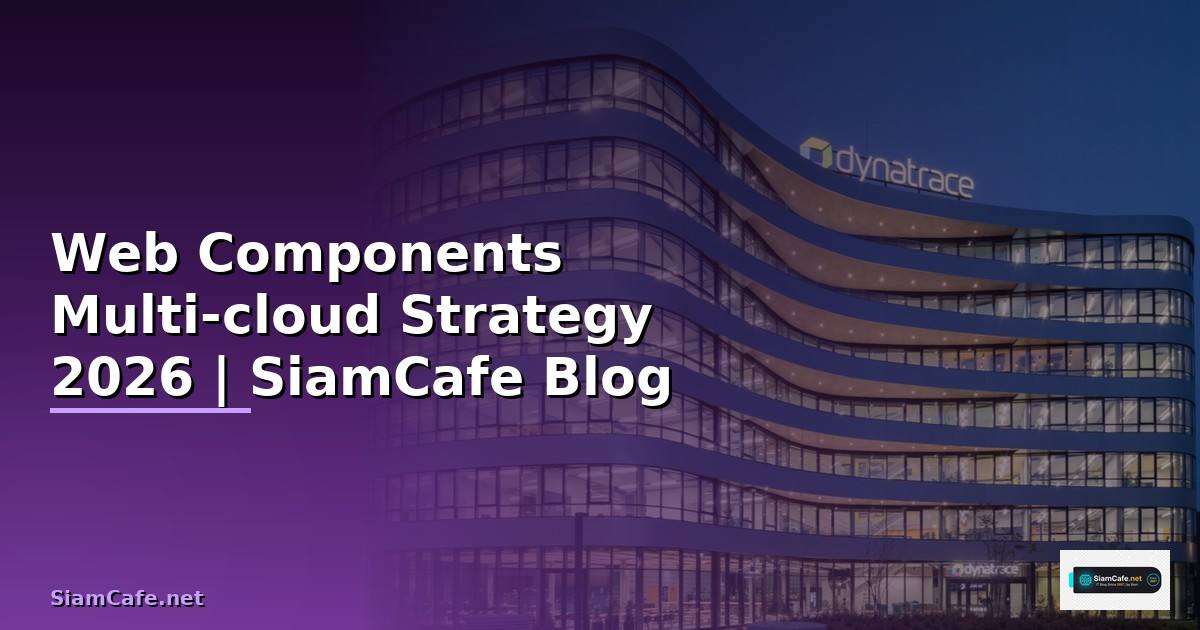 Web Components Multi-cloud Strategy