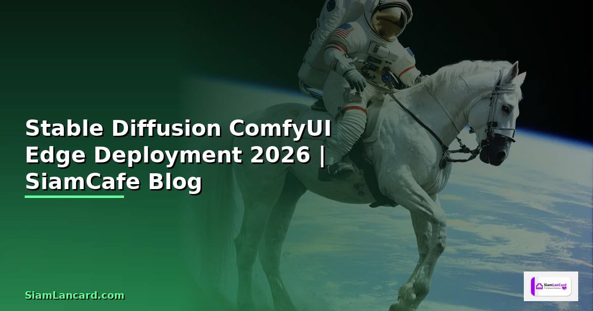 Stable Diffusion ComfyUI Edge Deployment
