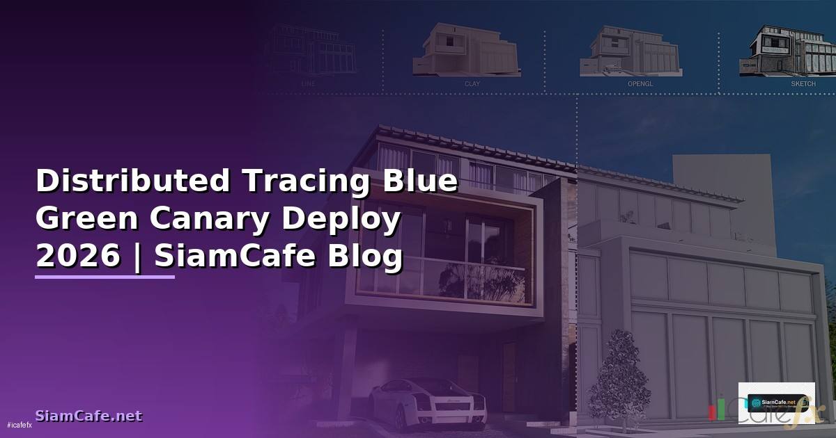 Distributed Tracing Blue Green Canary Deploy — คู่มือฉบับสมบูรณ์ 2026