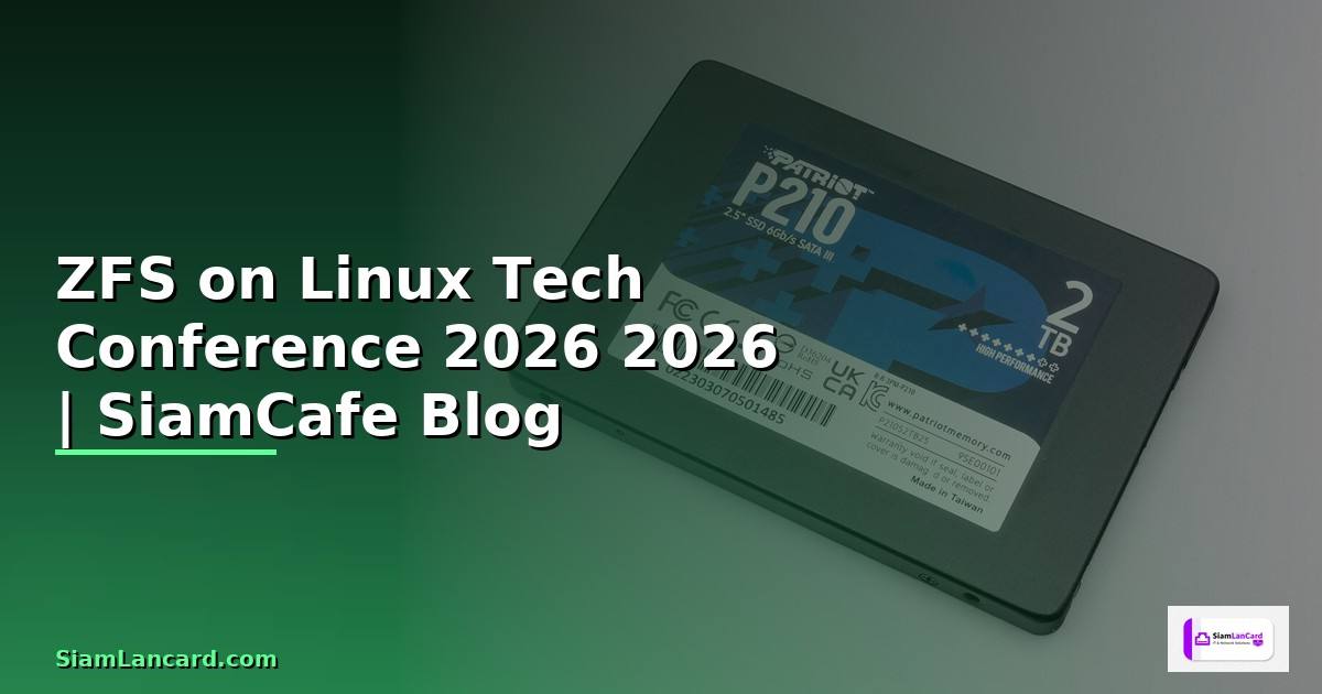ZFS on Linux Tech Conference 2026
