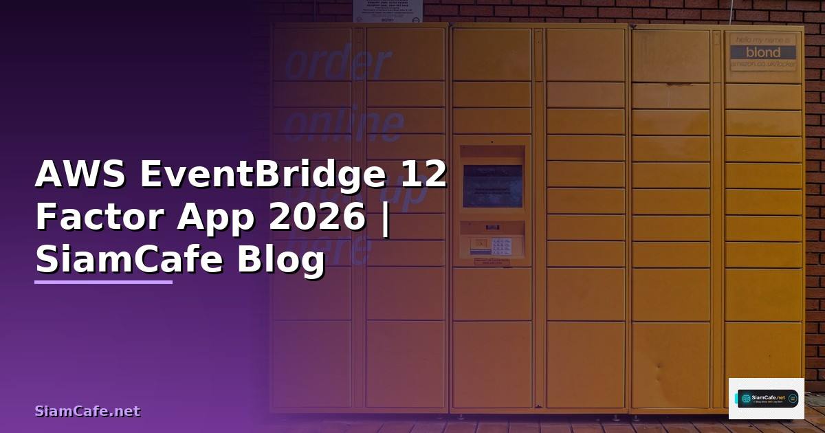 AWS EventBridge 12 Factor App