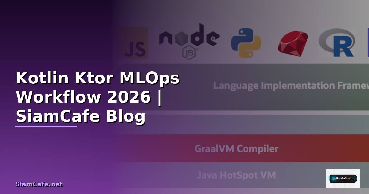 Kotlin Ktor MLOps Workflow