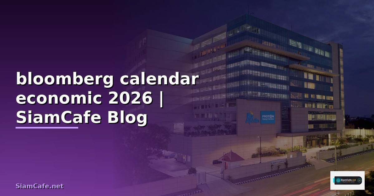 bloomberg calendar economic