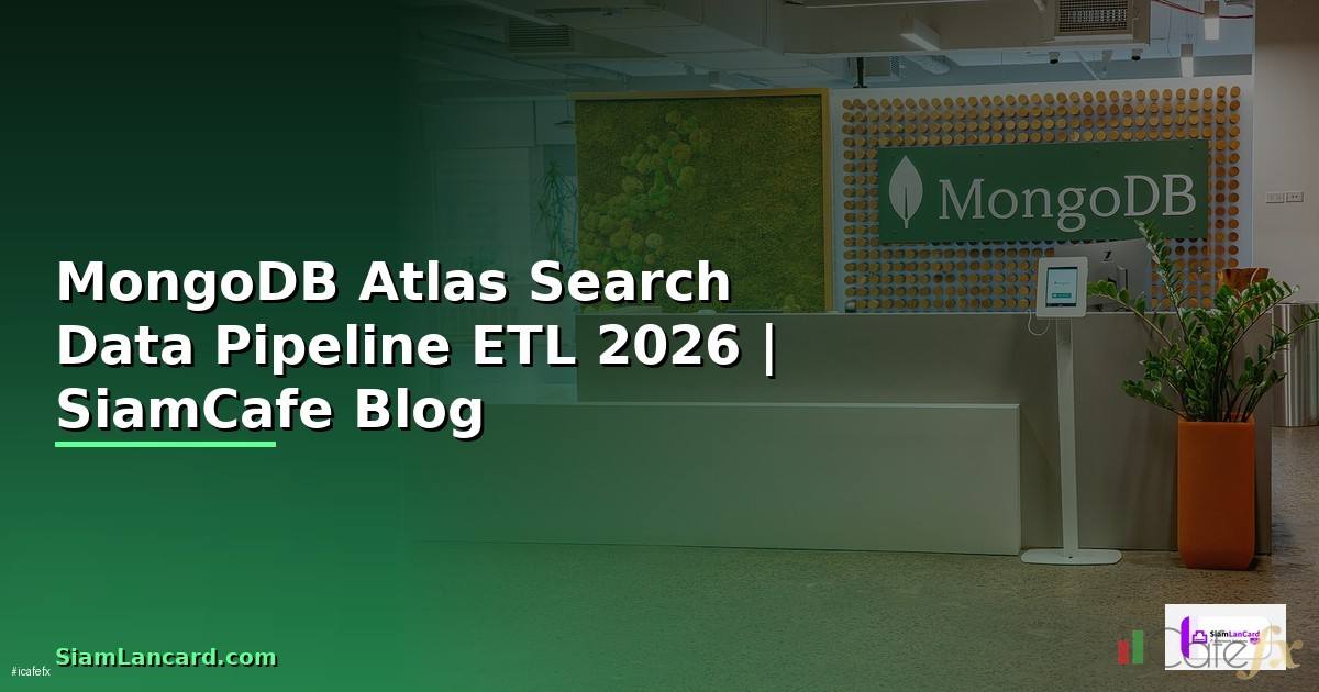MongoDB Atlas Search Data Pipeline ETL