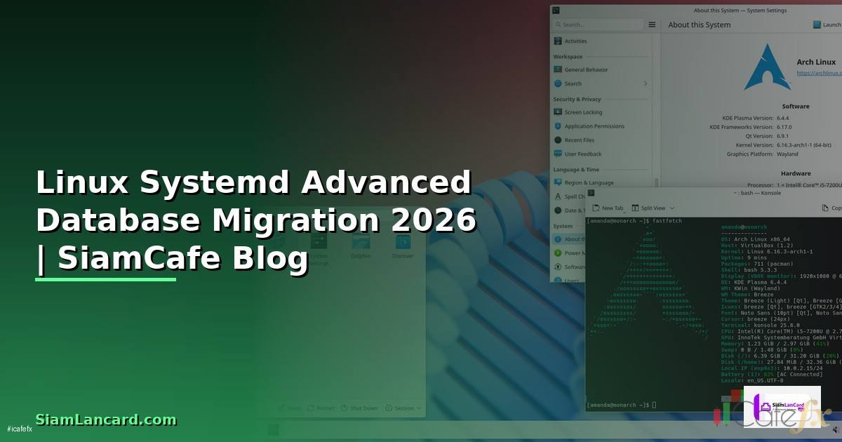 Linux Systemd Advanced Database Migration