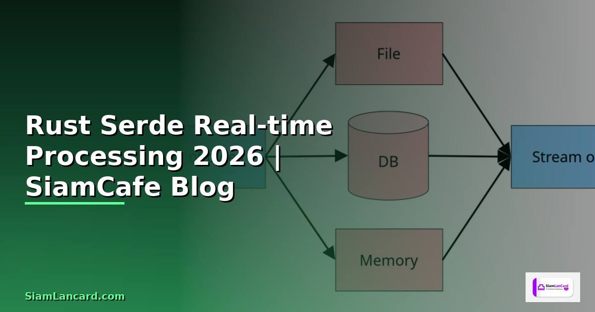 Rust Serde Real-time Processing