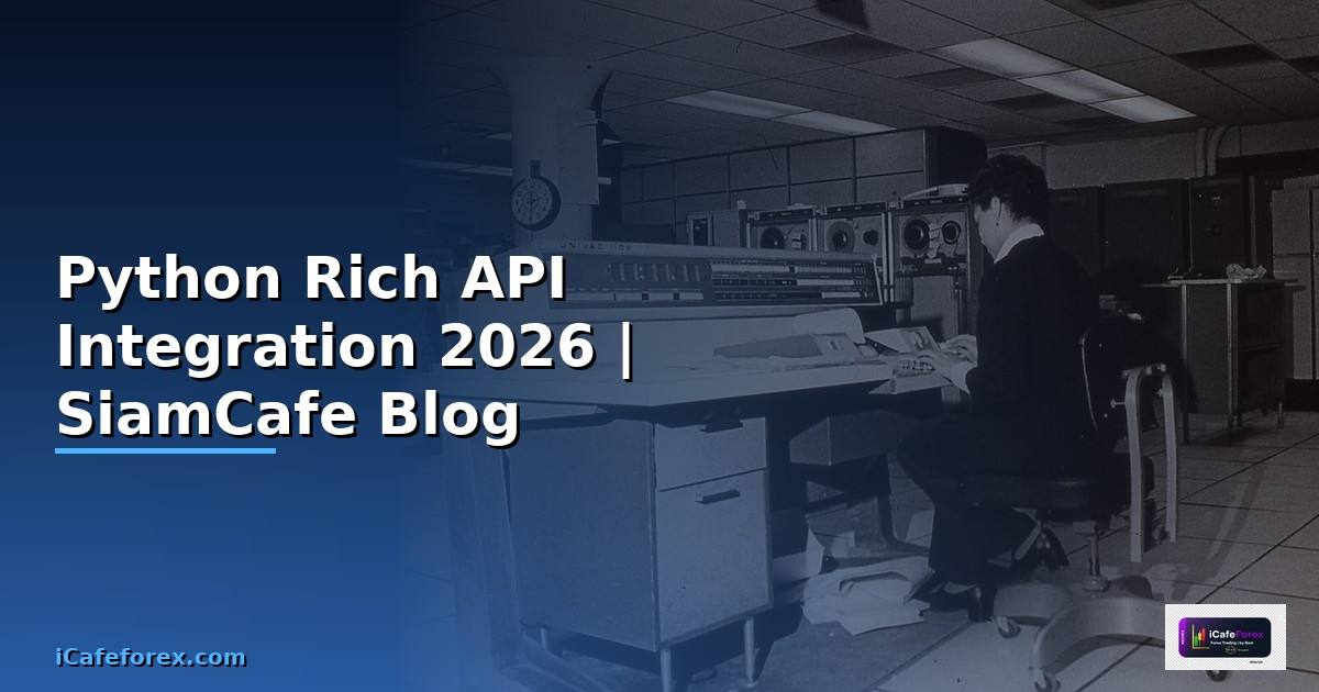 Python Rich API Integration เชื่อมต่อระบบ