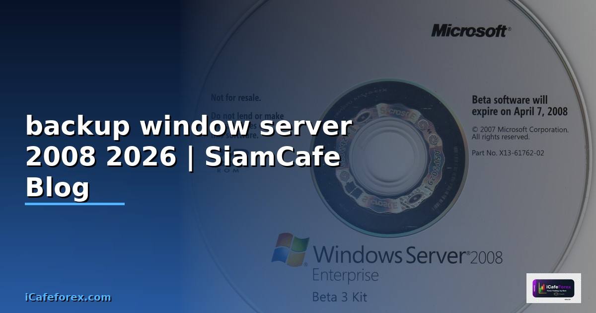backup window server 2008