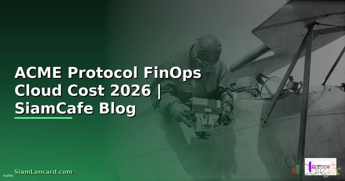 ACME Protocol FinOps Cloud Cost