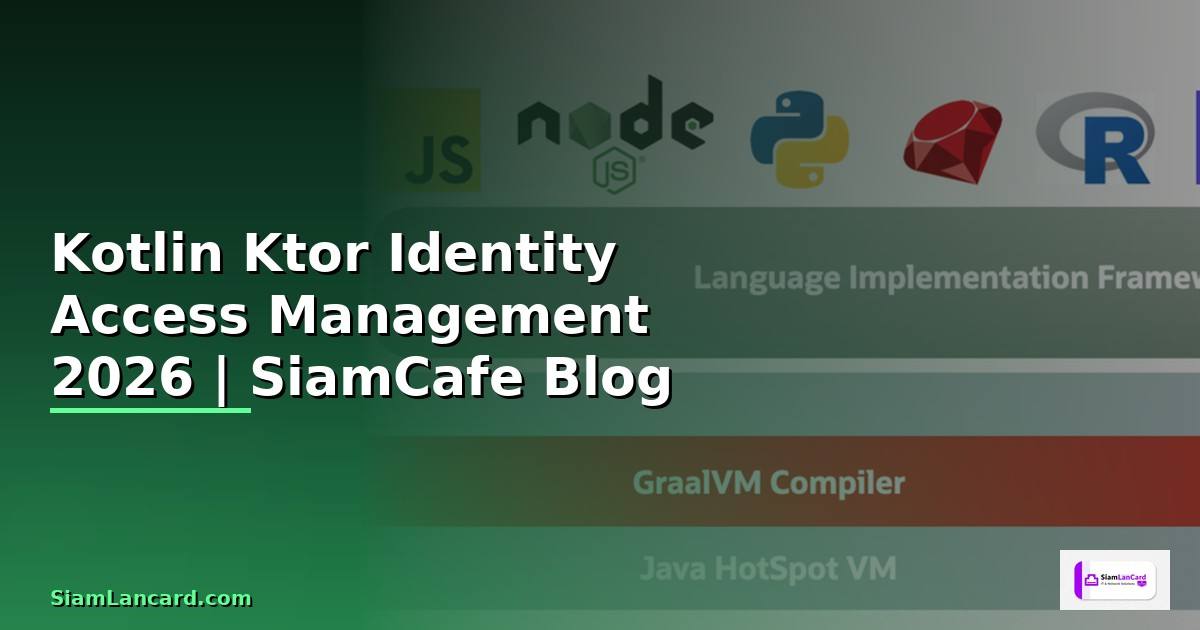 Kotlin Ktor Identity Access Management