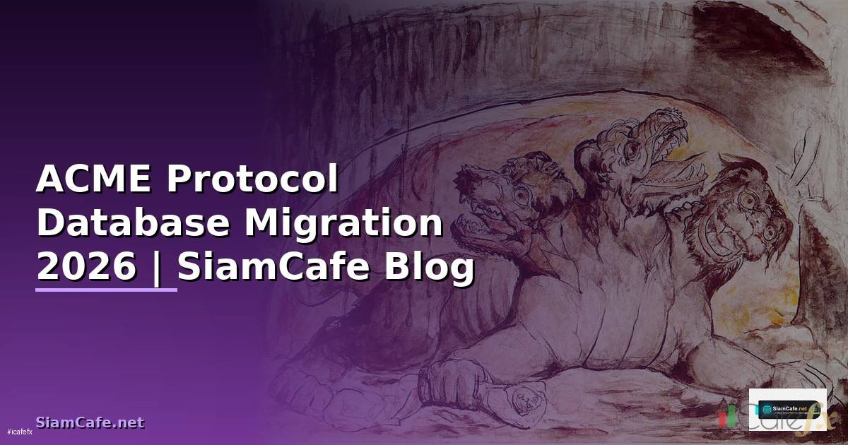ACME Protocol Database Migration