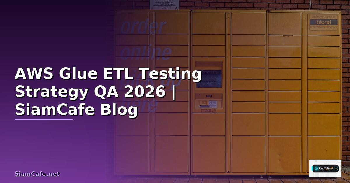 AWS Glue ETL Testing Strategy QA