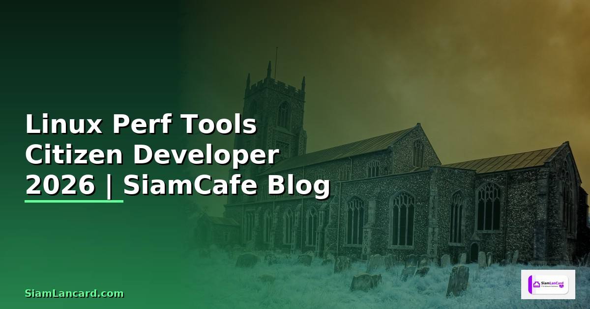 Linux Perf Tools Citizen Developer
