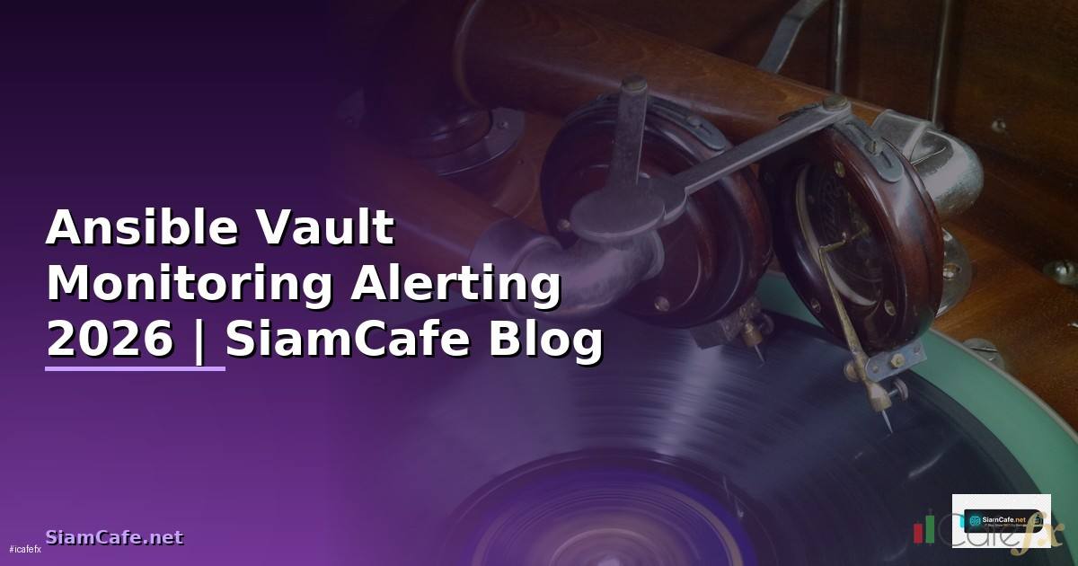 Ansible Vault Monitoring และ Alerting