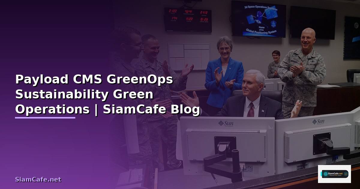 Payload CMS GreenOps Sustainability —